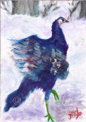 phoca thumb l turkey dancing painting by artist dj geribo